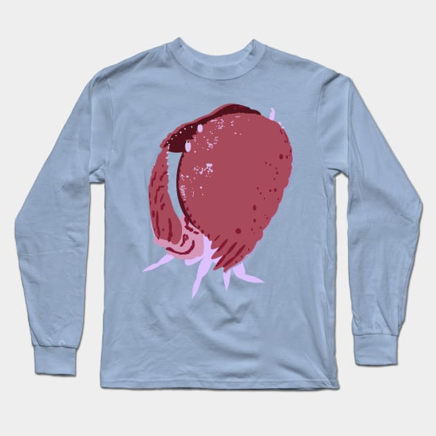 Red-Streaked Box Crab Long Sleeve T-Shirt by stargatedalek